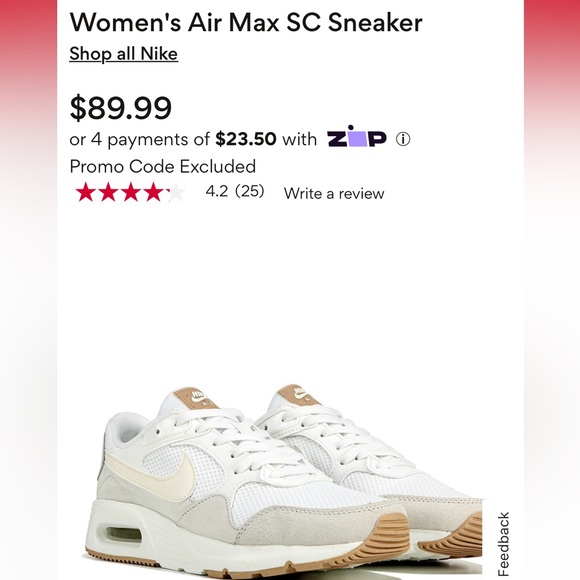 Women's Air Max SC Sneaker - Picture 4 of 4